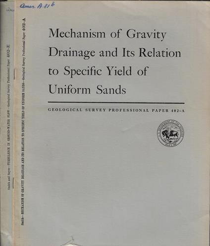 Geological Survey Professional Paper 402 A-E - copertina