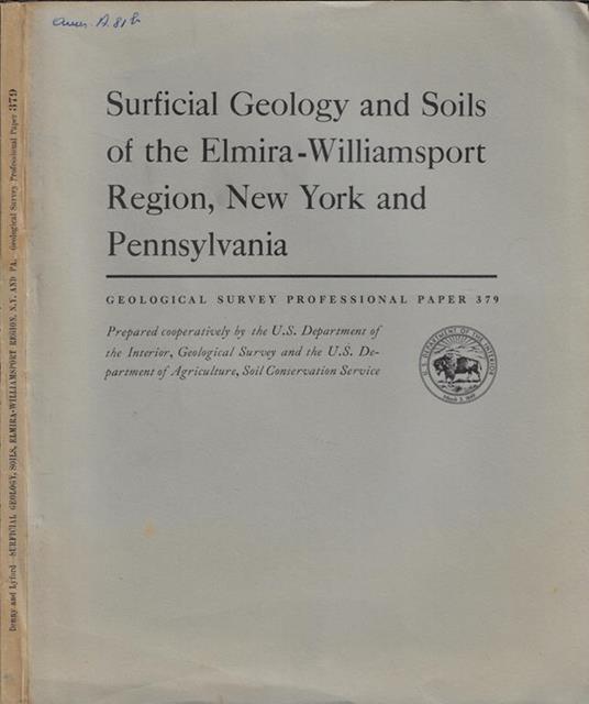 Surficial Geology and Soils of the Elmira-Williamsport Region, New York and Pennsylvania - copertina
