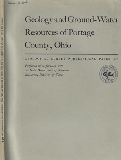 Geology and Ground-Water Resources of Portage Country, Ohio - copertina