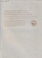 Influences of Strip Mining on the Hydrologic Environment of Parts of Beaver Creek Basin, Kentucky, 1973-74 (427 D)