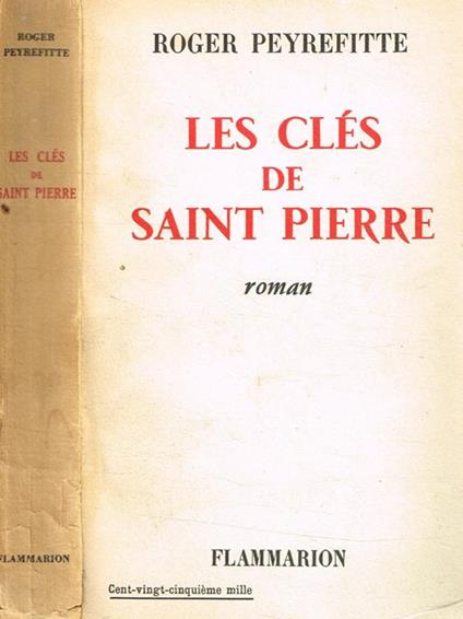 Les cles de saint Pierre - Roger Peyrefitte - copertina