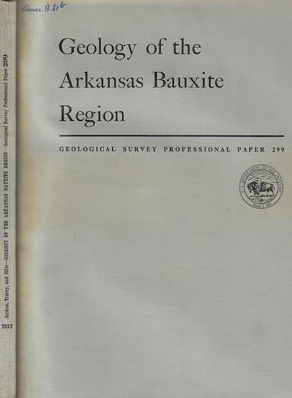 Geology of the Arkansas Bauxite Region - copertina