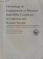 Chronology of Emplacement of Mesozoic Batholithic Complexes in California and Western Nevada