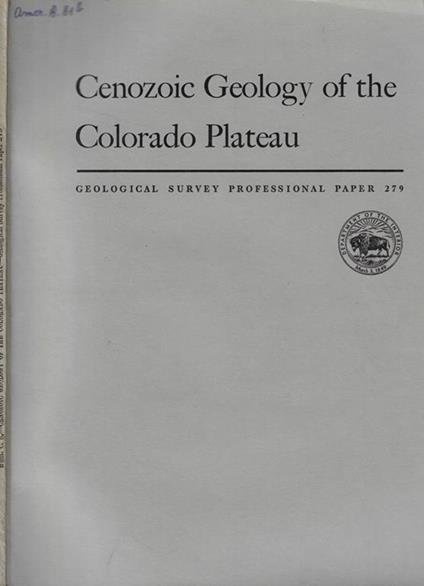 Cenozoic Geology of the Colorado Plateau - copertina