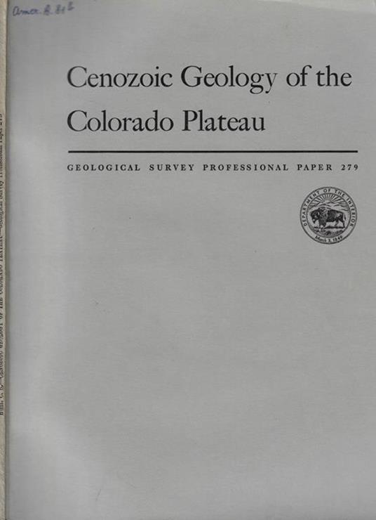 Cenozoic Geology of the Colorado Plateau - copertina