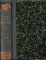 L' annee scientifique et industrielle XXII annee 1878