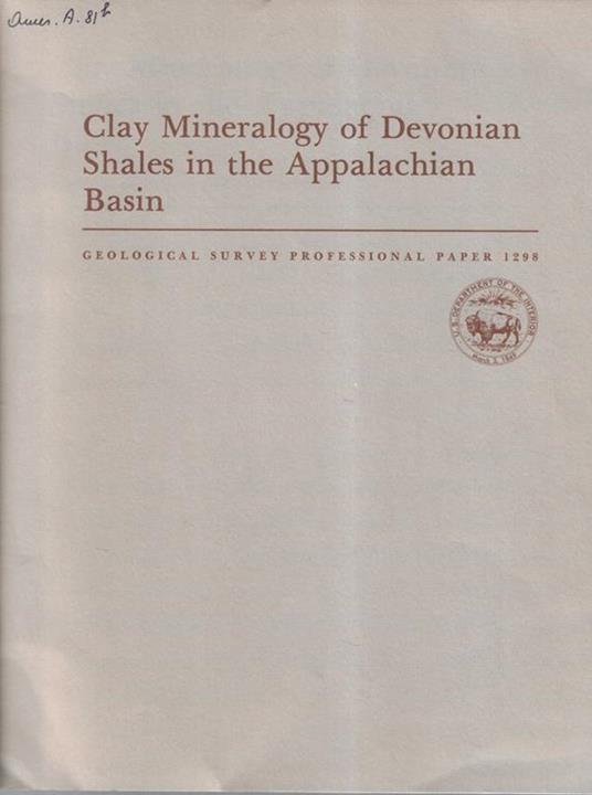 Clay mineralogy of devonian shales in the appalachian Basin - copertina