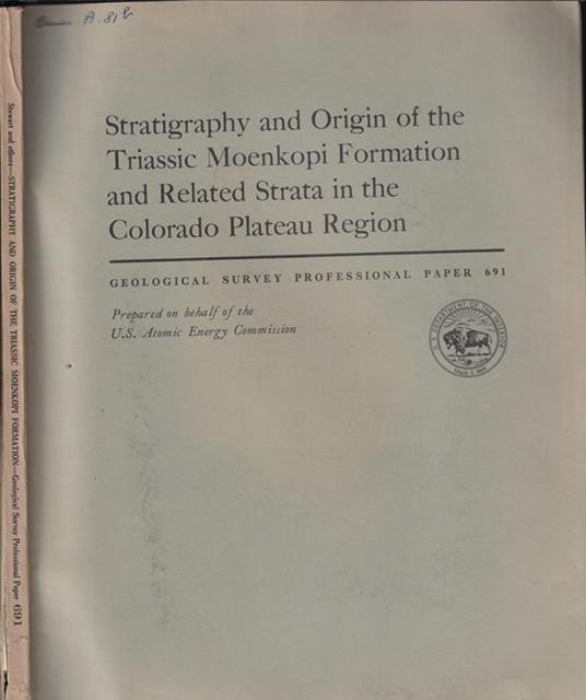 Stratigraphy and Origin of the Triassic Moenkopi Formation and Related Strata in the Colorado Plateau Region - copertina