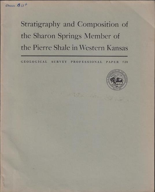 Stratigraphy and Composition of the Sharon Springs Member of the Pierre Shale in Western Kansas - copertina