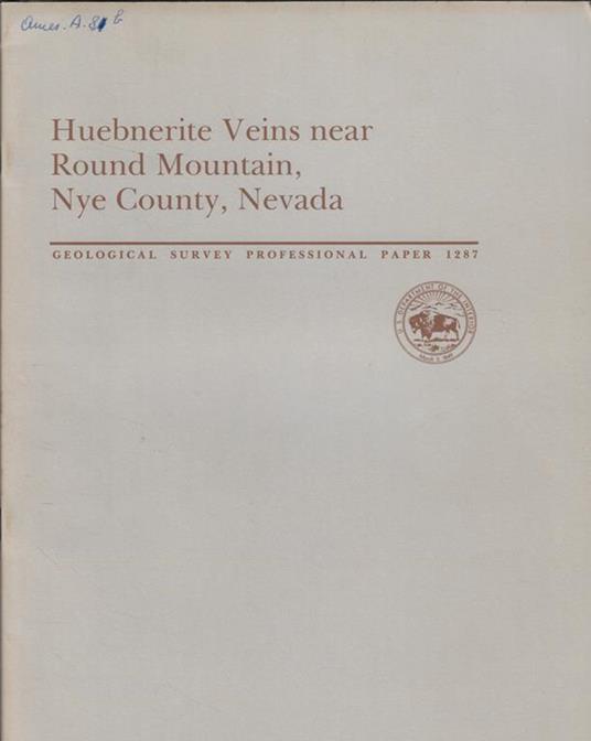 Huebnerite Veins near Round Mountain, Nye Country, Nevada - copertina