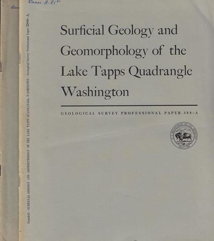 Geological Survey Professional Paper n. 388 - copertina