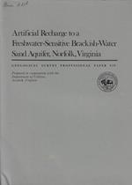 Artificial Recharge to a Freshwater-Sensitive Brackish-Water Sand Aquifer, Norfolk, Virginia