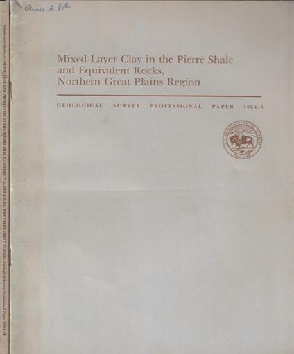 Geological Survey Professional Paper n. 1064 - copertina