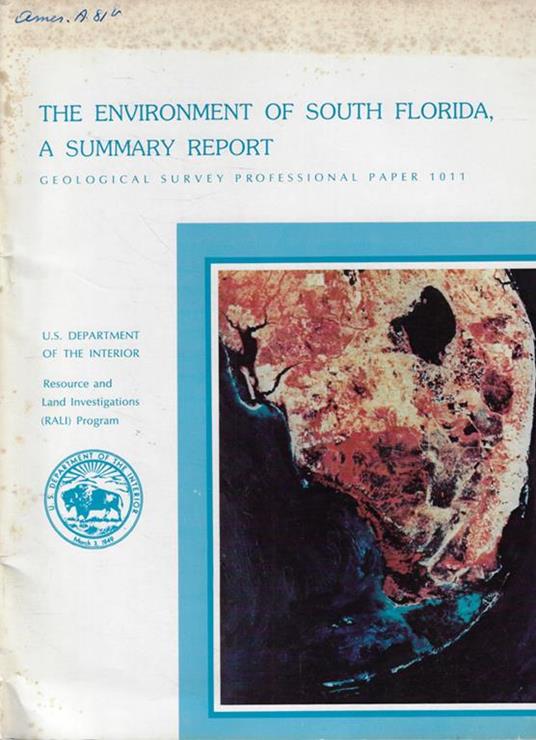 The Environment of South Florida. A Summary Report - copertina