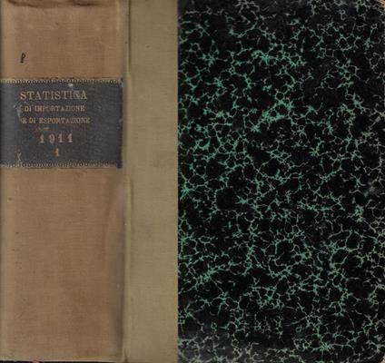 Statistica del commercio speciale di importazione e di esportazione da gennaio a giugno 1911 - copertina