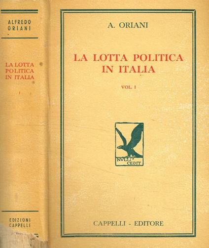 La lotta politica in italia vol.I - Alfredo Oriani - copertina