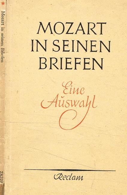 Mozart in seinen briefen - copertina