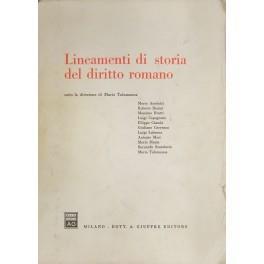 Lineamenti di storia del diritto romano. Sotto la direzione di Mario Talamanca - copertina