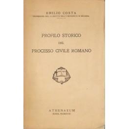 Profilo storico del processo civile romano - Emilio Costa - copertina