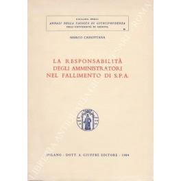 La responsabilità degli amministratori nel fallimento di S.P.A - Marco Cassottana - copertina
