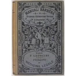 Principii di medicina legale per gli studenti di legge - Francesco Leoncini - copertina