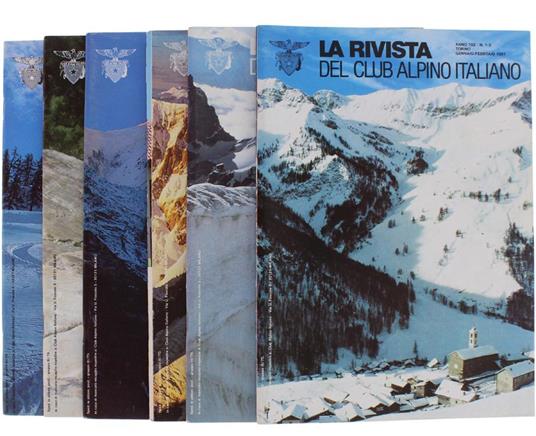 RIVISTA DEL C.A.I. 1981 - Annata completa. - copertina