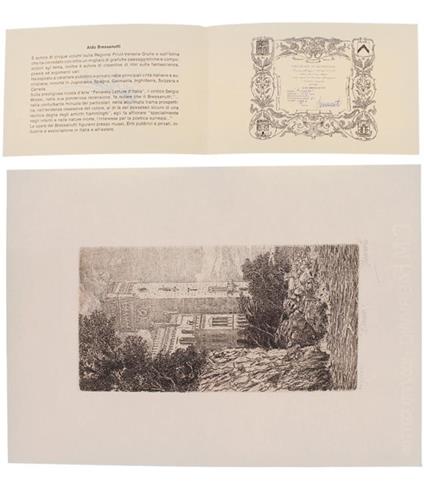 ALDO BRESSANUTTI - ACQUAFORTE originale firmata e numerata 24/25 : MIRAMAR. - copertina
