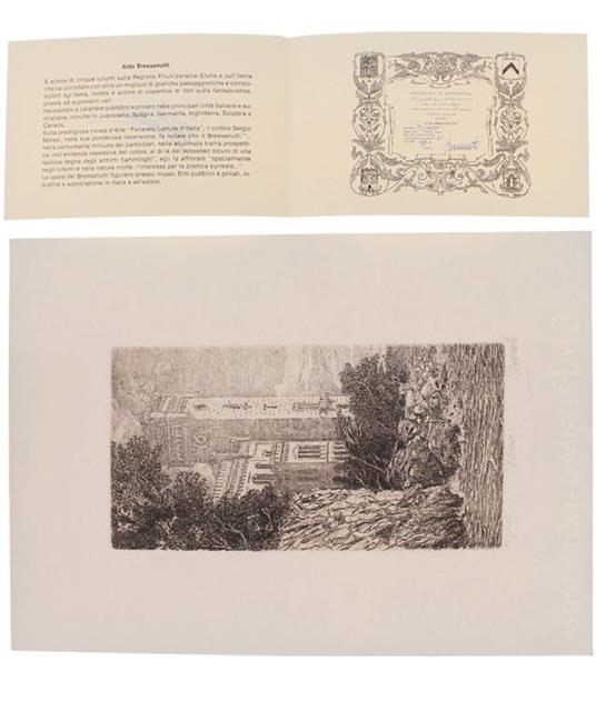 ALDO BRESSANUTTI - ACQUAFORTE originale firmata e numerata 24/25 : MIRAMAR. - copertina