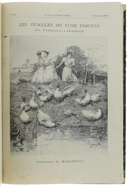 RECUEIL DE ROMANS EXTRAITS de L'ILLUSTRATION - 1899 - Collectif - copertina