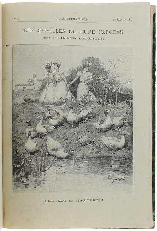 RECUEIL DE ROMANS EXTRAITS de L'ILLUSTRATION - 1899 - Collectif - copertina