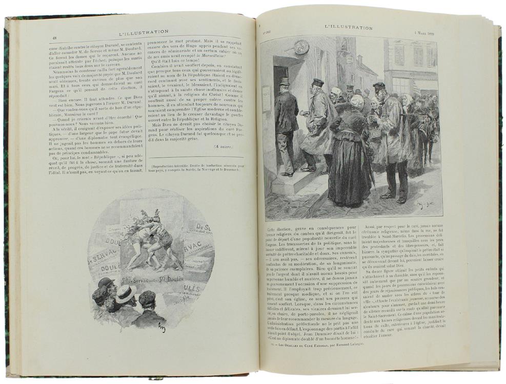 RECUEIL DE ROMANS EXTRAITS de L'ILLUSTRATION - 1899