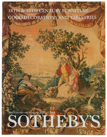 18TH & 19TH CENTURY FURNITURE, GOOD DECORATIONS AND TAPESTRIES. Amsterdam, Monday October 2, 2000 - copertina