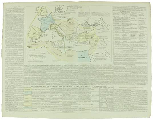 GEMAELDE DES ROEMISCHEN REICHS IN SEINER GRÖSSTEN AUSDEHNUNG. Historisch-geographisc-genealogischer Atlas, No. VII - copertina