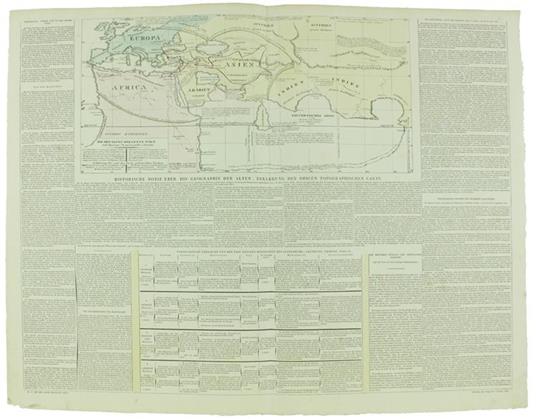 Die DEN ALTEN BEKANNTE WELT nach Marinus v.Tyrus, hergestellt von Gosslein. Historisch-geographisc-genealogischer Atlas, No. V - copertina