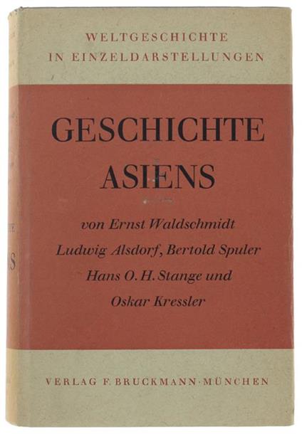 GESCHICHTE ASIENS. Mit 12 Karten - copertina
