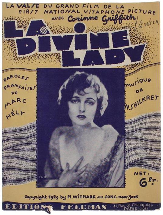 DIVINE LADY. Text in english & french - copertina