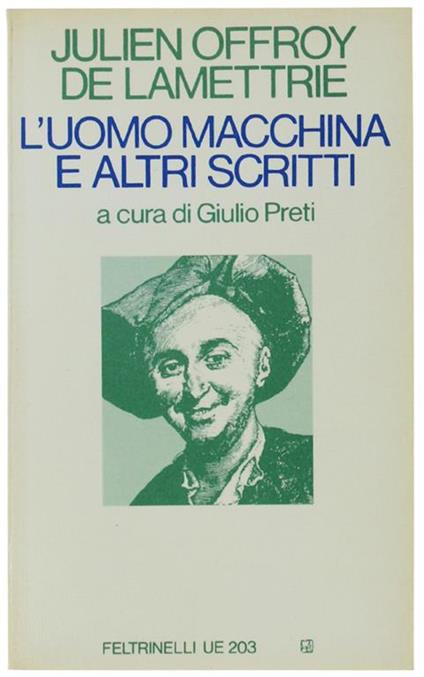 L' UOMO MACCHINA E ALTRI SCRITTI - copertina