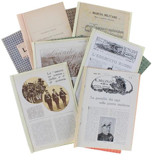 STORIA MILITARE, ARTE DELLA GUERRA, ecc. Raccolta di 12 brevi saggi, dal 1897 al 1941 - copertina