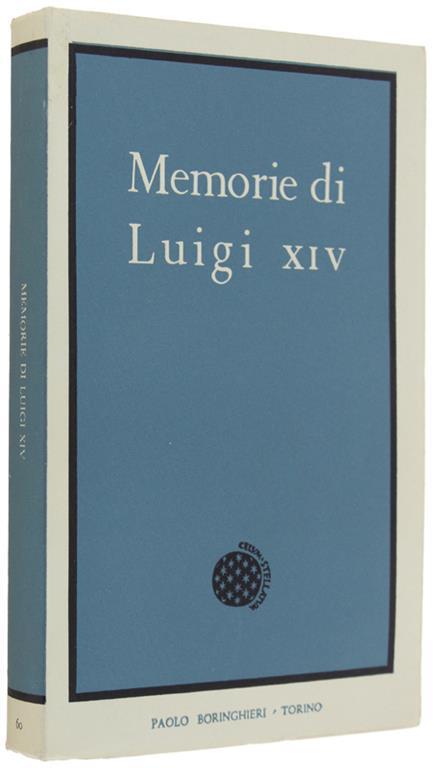MEMORIE DI LUIGI XIV - copertina