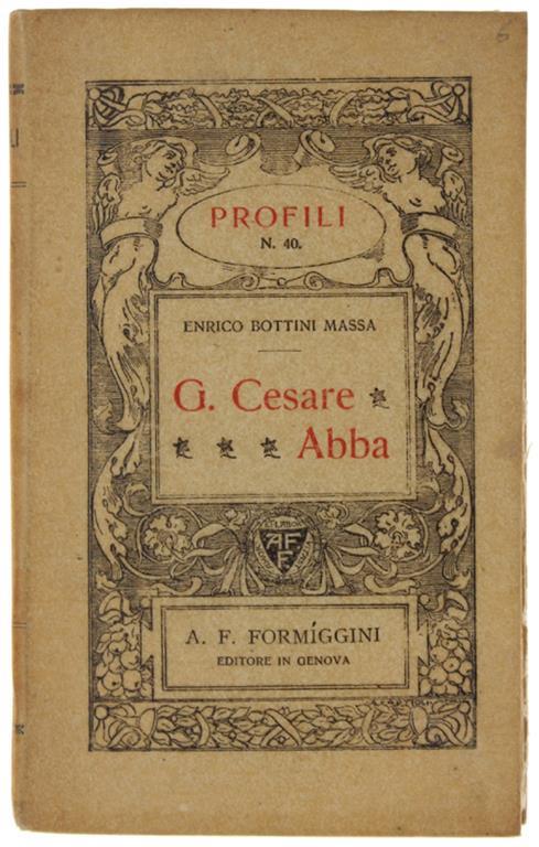 G.CESARE ABBA - copertina