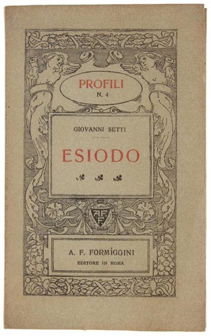 ESIODO - Giovanni Tosetti - copertina