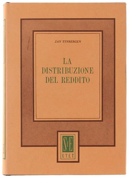 La DISTRIBUZIONE DEL REDDITO - Jan Tinbergen - copertina