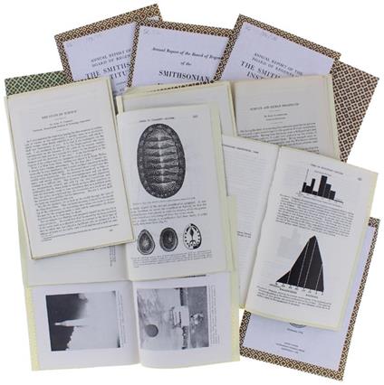 SCIENZE E FILOSOFIA DELLA SCIENZA: 12 stralci dagli Annual Report dal 1894 al 1959 - copertina