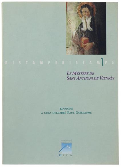 Le MYSTHERE DE SAINT ANTHONI DE VIENNES - Paul Guillaume - copertina