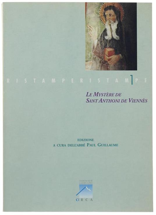 Le MYSTHERE DE SAINT ANTHONI DE VIENNES - Paul Guillaume - copertina