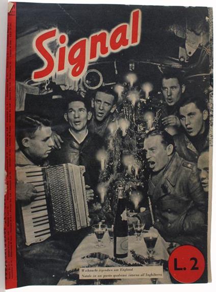 SIGNAL. Edizione italiana. (Prima annata rilegata, N. 1/1941 - N.23-24 /1942) - copertina
