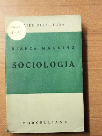 Sociologia - copertina