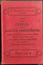 Codice della Giustizia Amministrativa - Ed. G. Barbèra - 1892