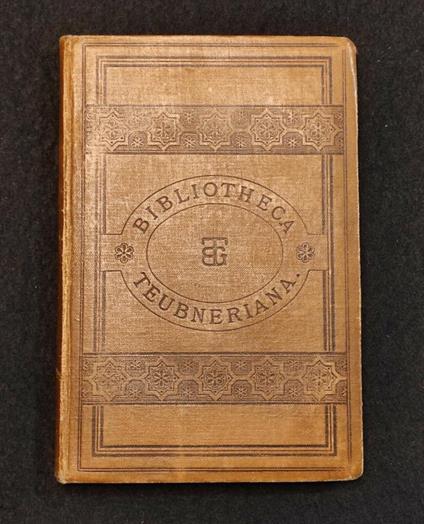 Sallusti Crispi - Catilina Iugurtha - A. Eussner - B.G. Teubner - 1897 - copertina