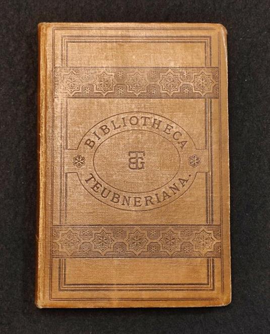 Sallusti Crispi - Catilina Iugurtha - A. Eussner - B.G. Teubner - 1897 - copertina